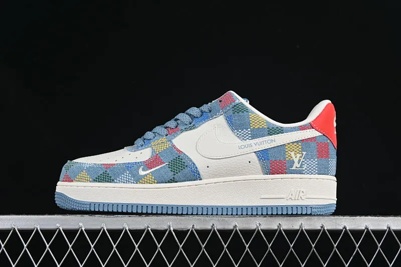 All categories Nk Air Force 1 Air Force series Nk Air Force 1 Low Air Force low-top Nike Air Force 1'07 Low LV joint color denim Air Force 1 low-top casual sneakers XL1979-101
